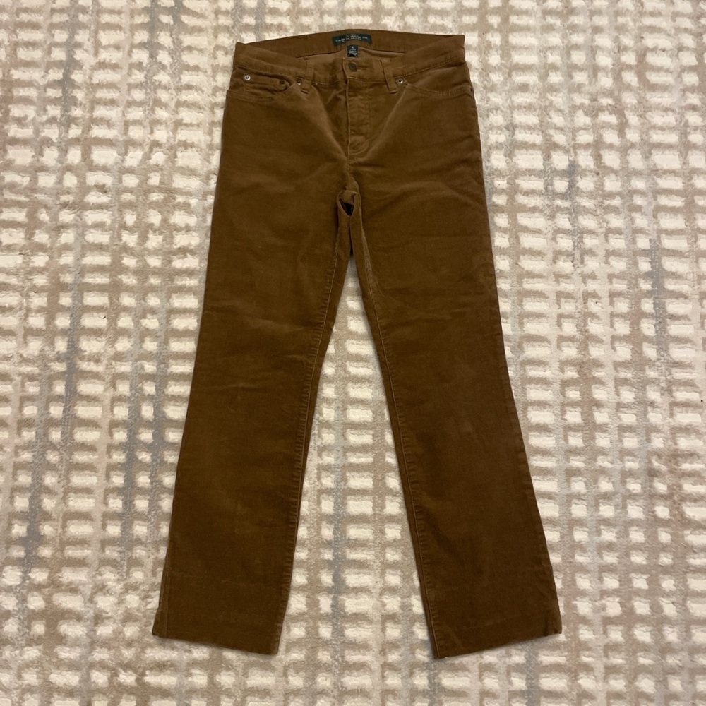 Brown Ralph Lauren Corduroy Pants